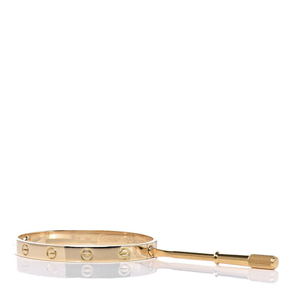 Cartier 18K Yellow Gold LOVE Bracelet 17 6 of 6