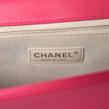 Chanel Lambskin Quilted Large Boy Flap Pink 6 of 11