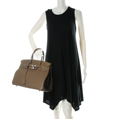 Hermes Taurillon Clemence Birkin 35 Etoupe 2 of 25