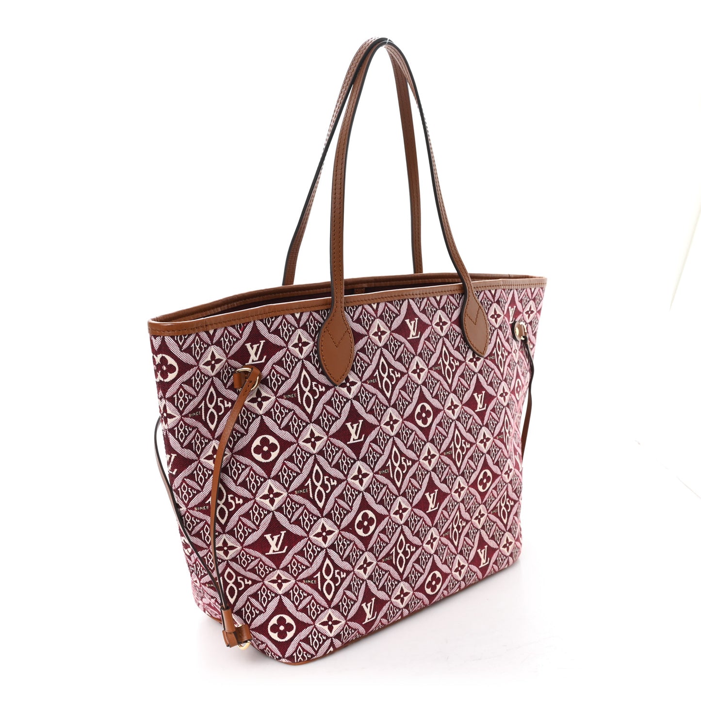 Jacquard Since 1854 Neverfull MM Bordeaux
