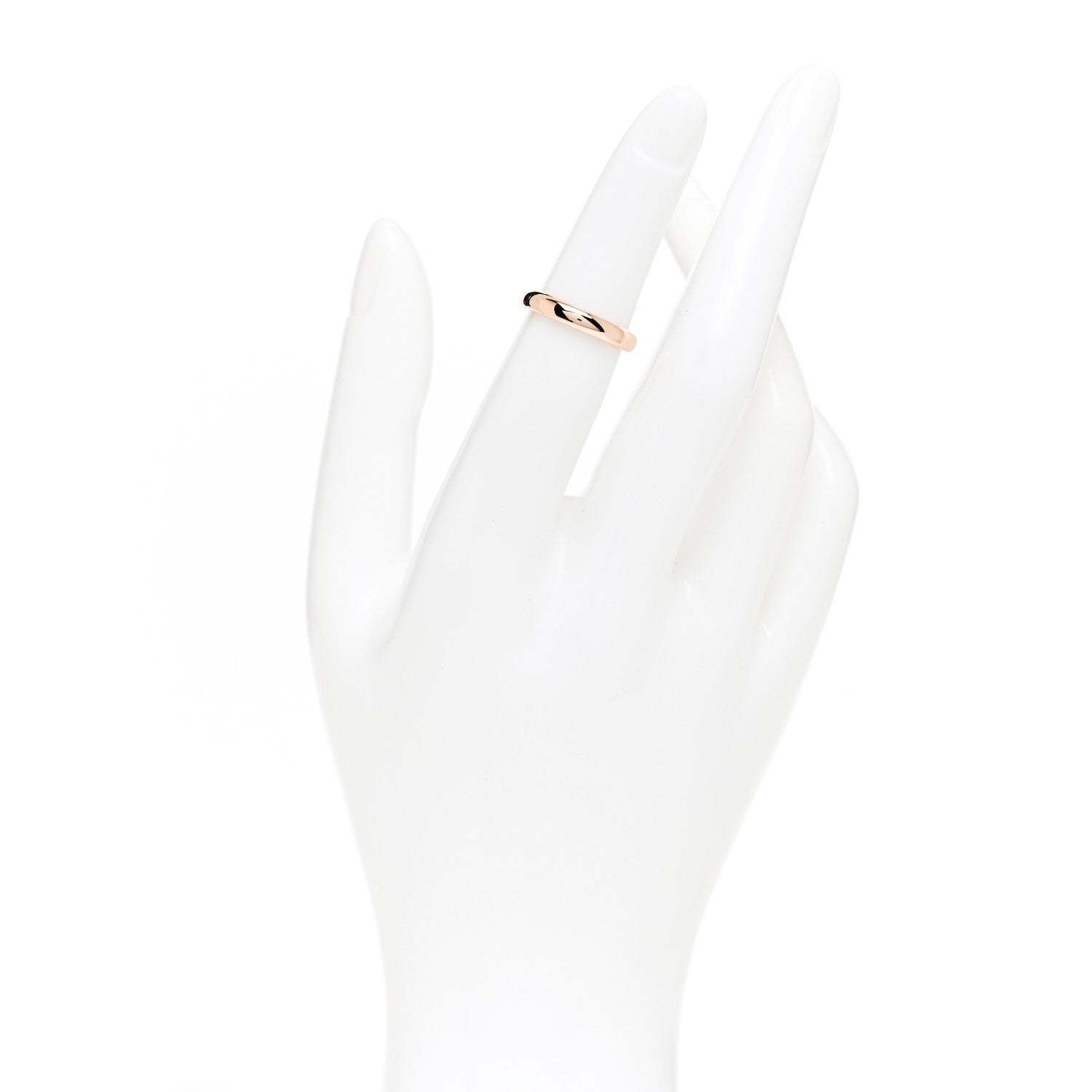 Tiffany 18K Rose Gold 3mm Forever Wedding Band Ring 48 4.5 2 of 4