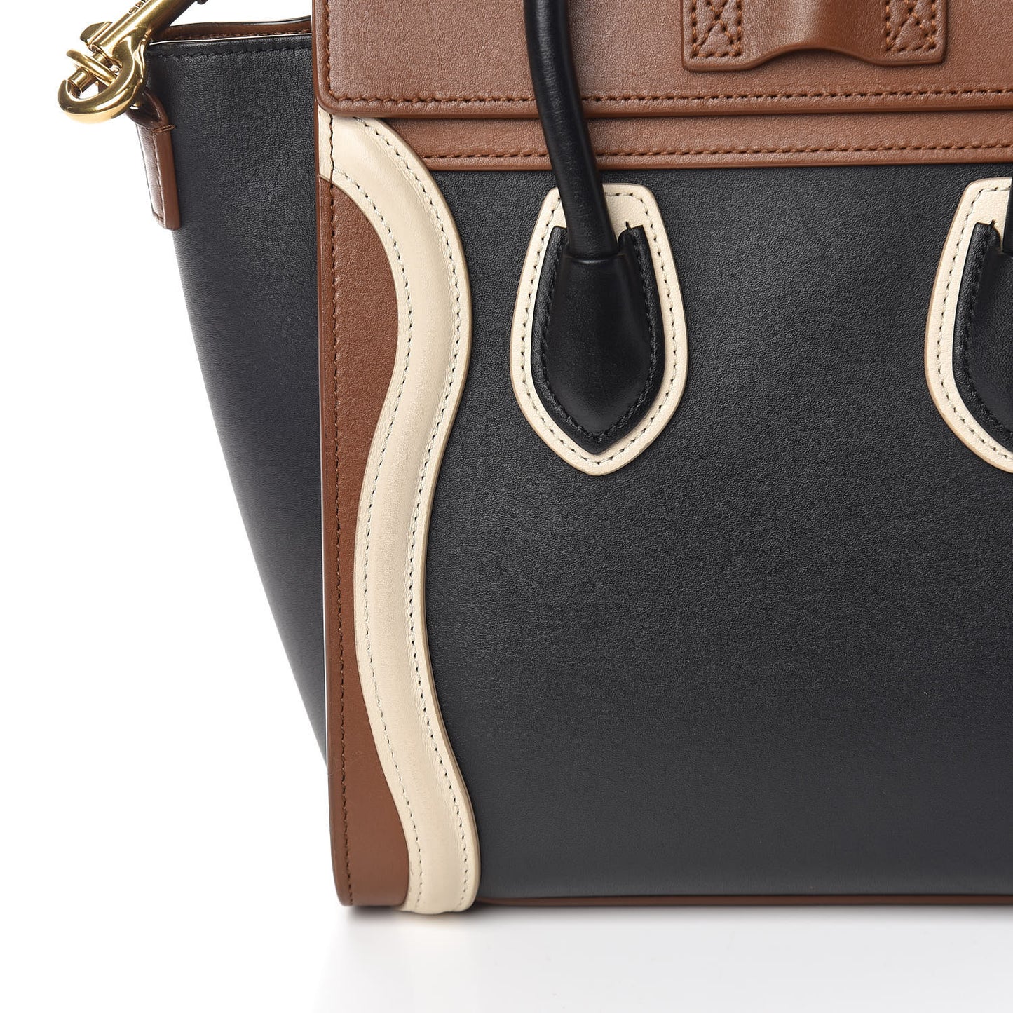 Satin Calfskin Nano Tri-Color Luggage