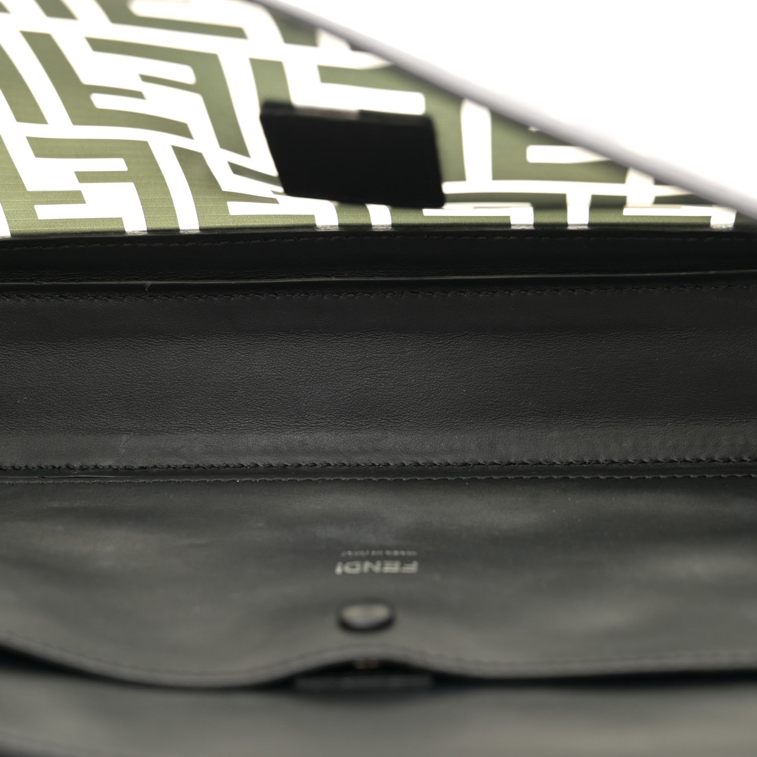 Fendi TPU FF Vitello Grace Baguette Black 5 of 9