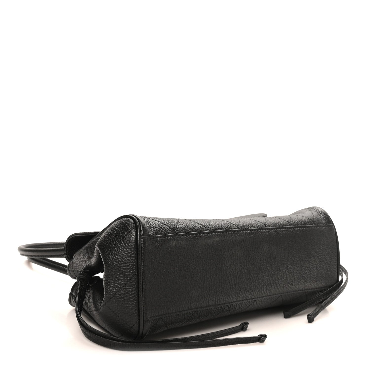 Chanel Grained Calfskin Stitched Urban Essentials Small Shopping Bag Black 4 of 11