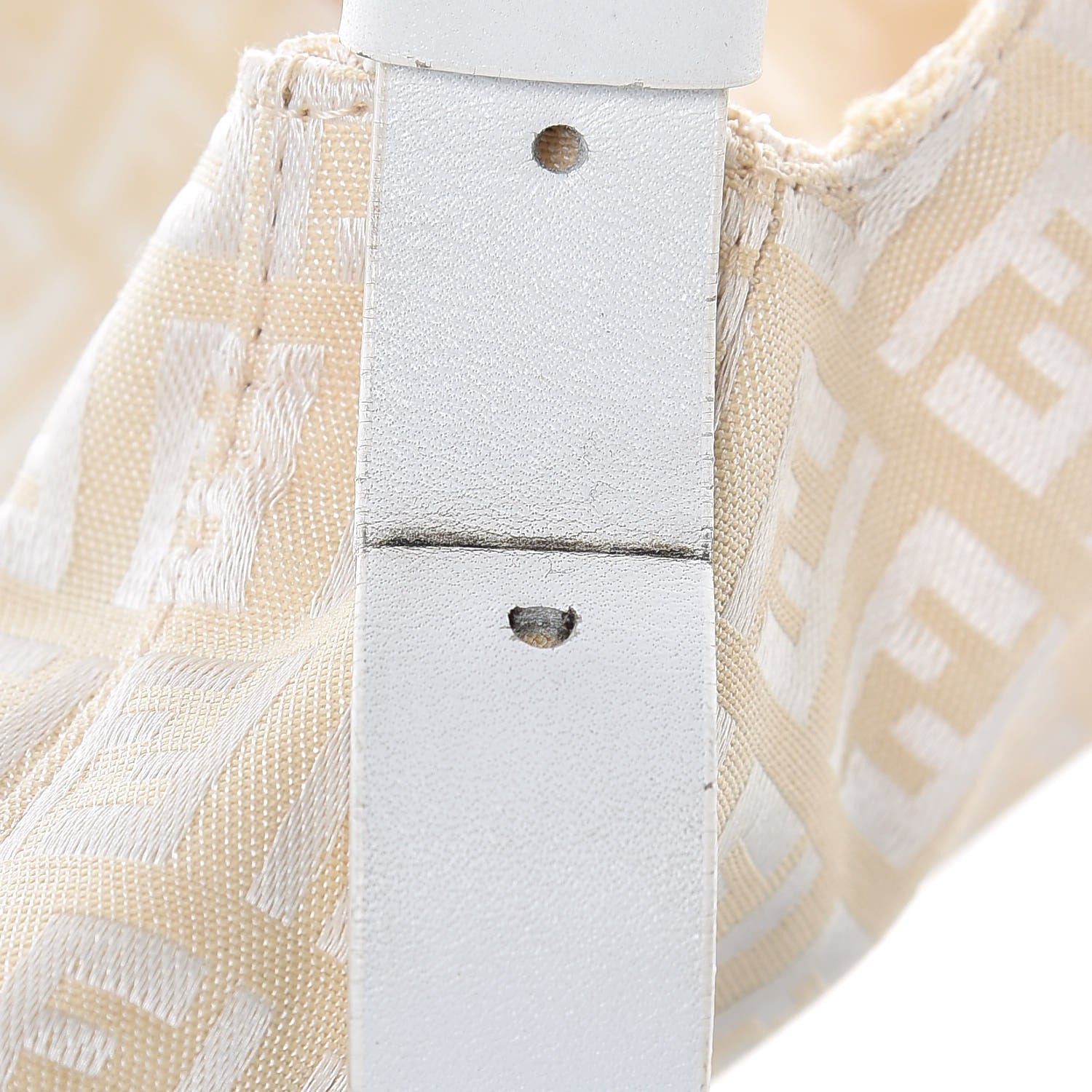 Fendi Zucchino Baguette Beige 13 of 13