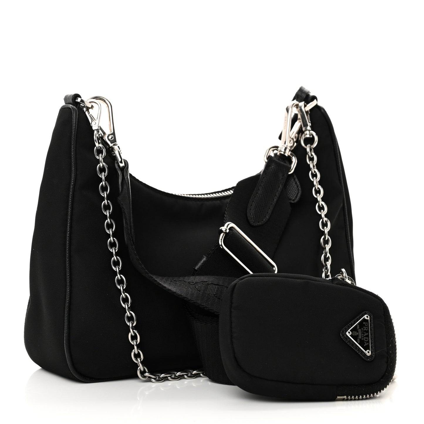 Nylon Re-Edition 2005 Shoulder Bag Black