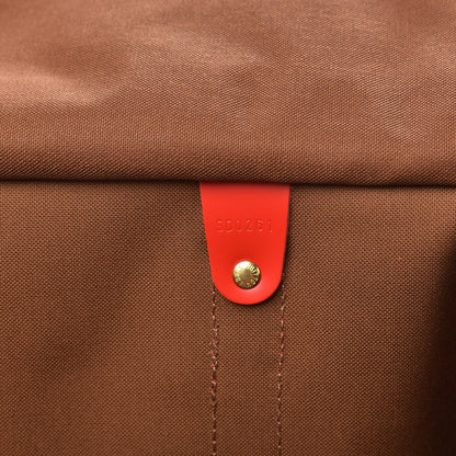 Louis Vuitton Calfskin Monogram Keepall Bandouliere 50 Coquelicot 5 of 8