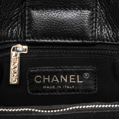Chanel Calfskin Cerf Executive Shopper Tote Black 6 of 7