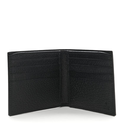 Gucci Calfskin Bee Bi-Fold Wallet Black 5 of 7