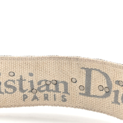 Christian Dior Oblique Studded Shoulder Strap Gris Multicolor 5 of 5