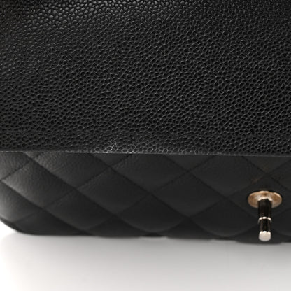 Chanel Caviar Quilted Jumbo Double Flap Black 12 of 12