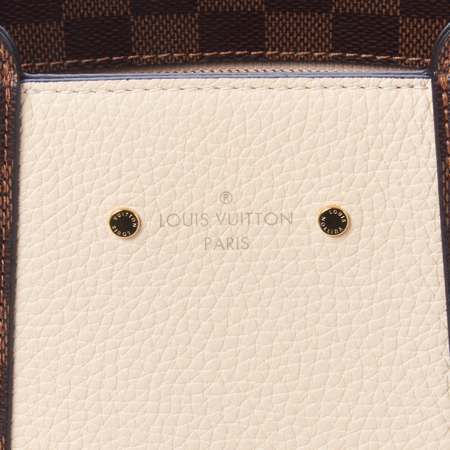 Louis Vuitton Damier Ebene Jersey Creme 8 of 9