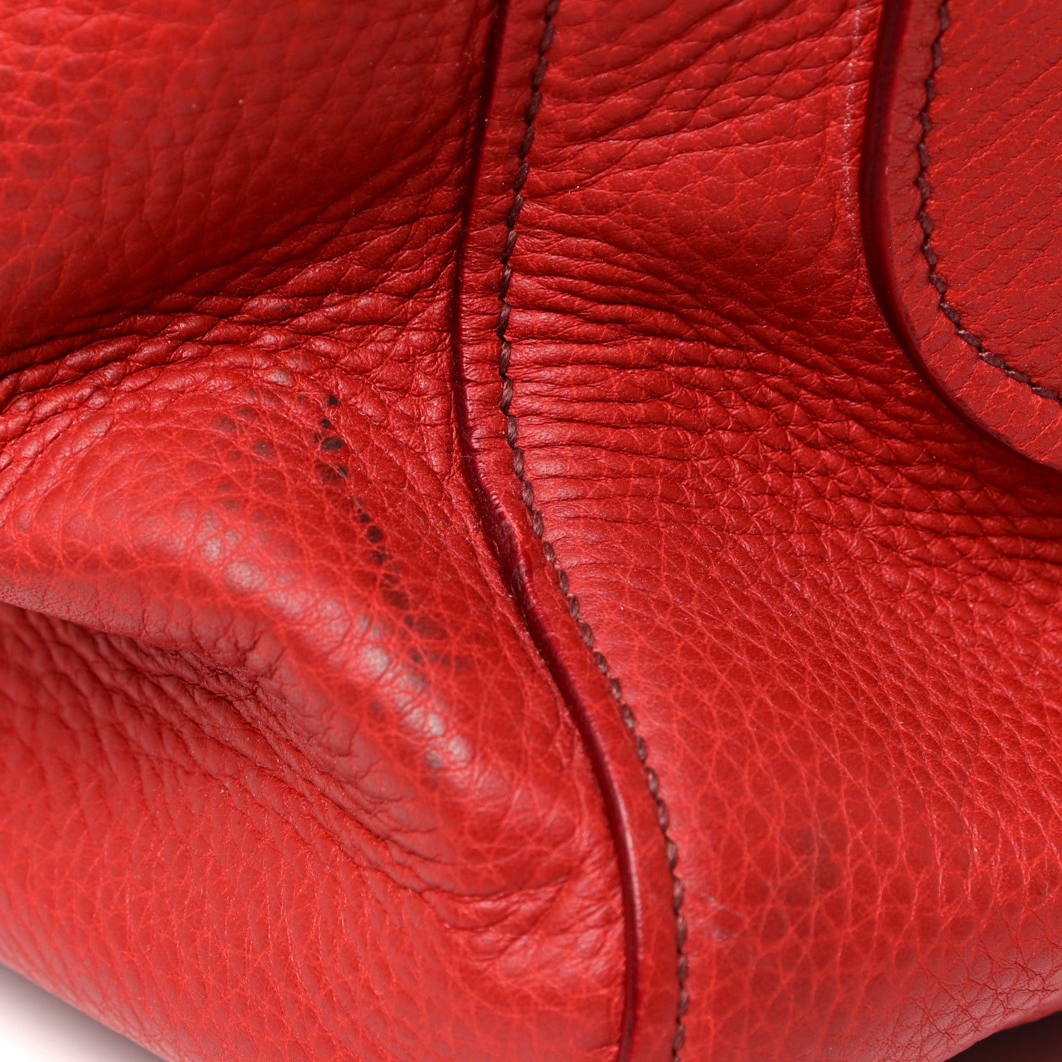 Miu Miu Vitello Daino Tote Red 11 of 19
