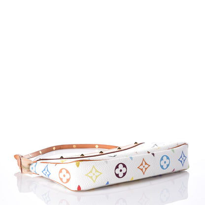 Louis Vuitton Monogram Multicolor Pochette Accessories White 3 of 10