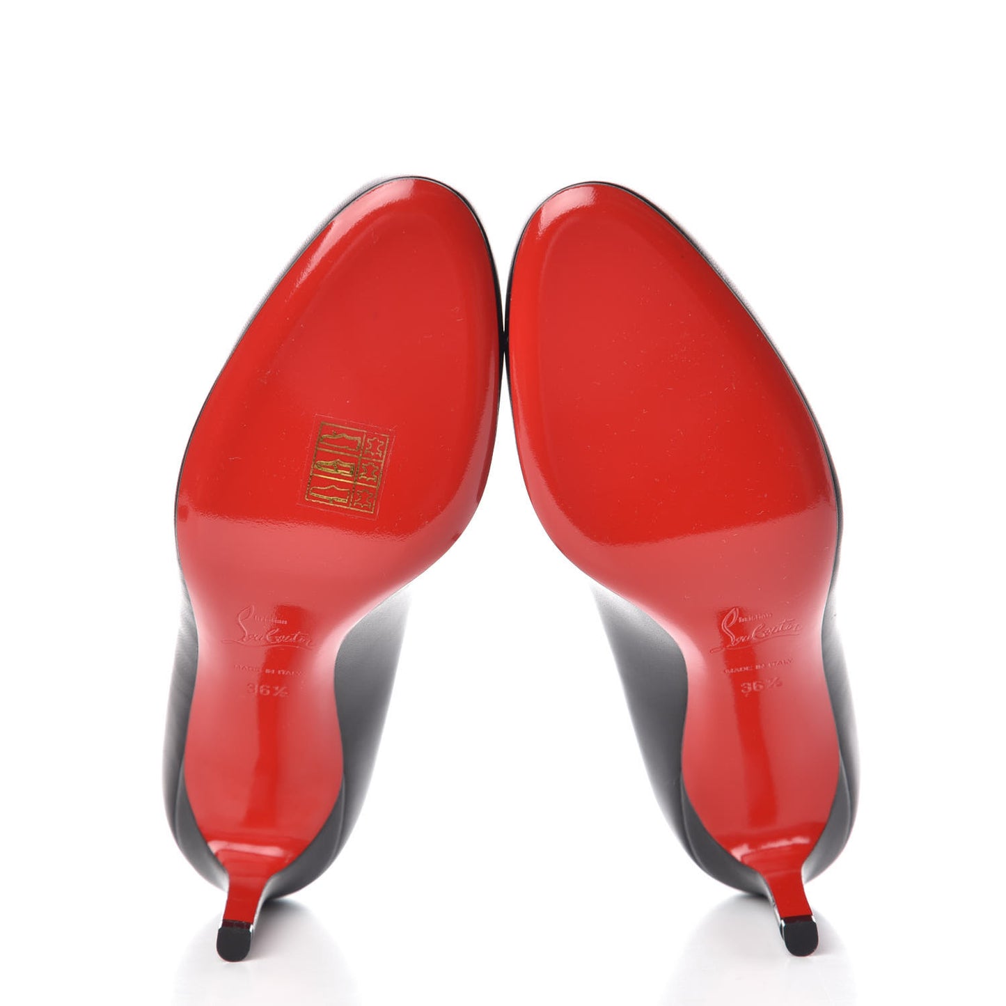Shiny Nappa Simple 70 Pumps 36.5 Black