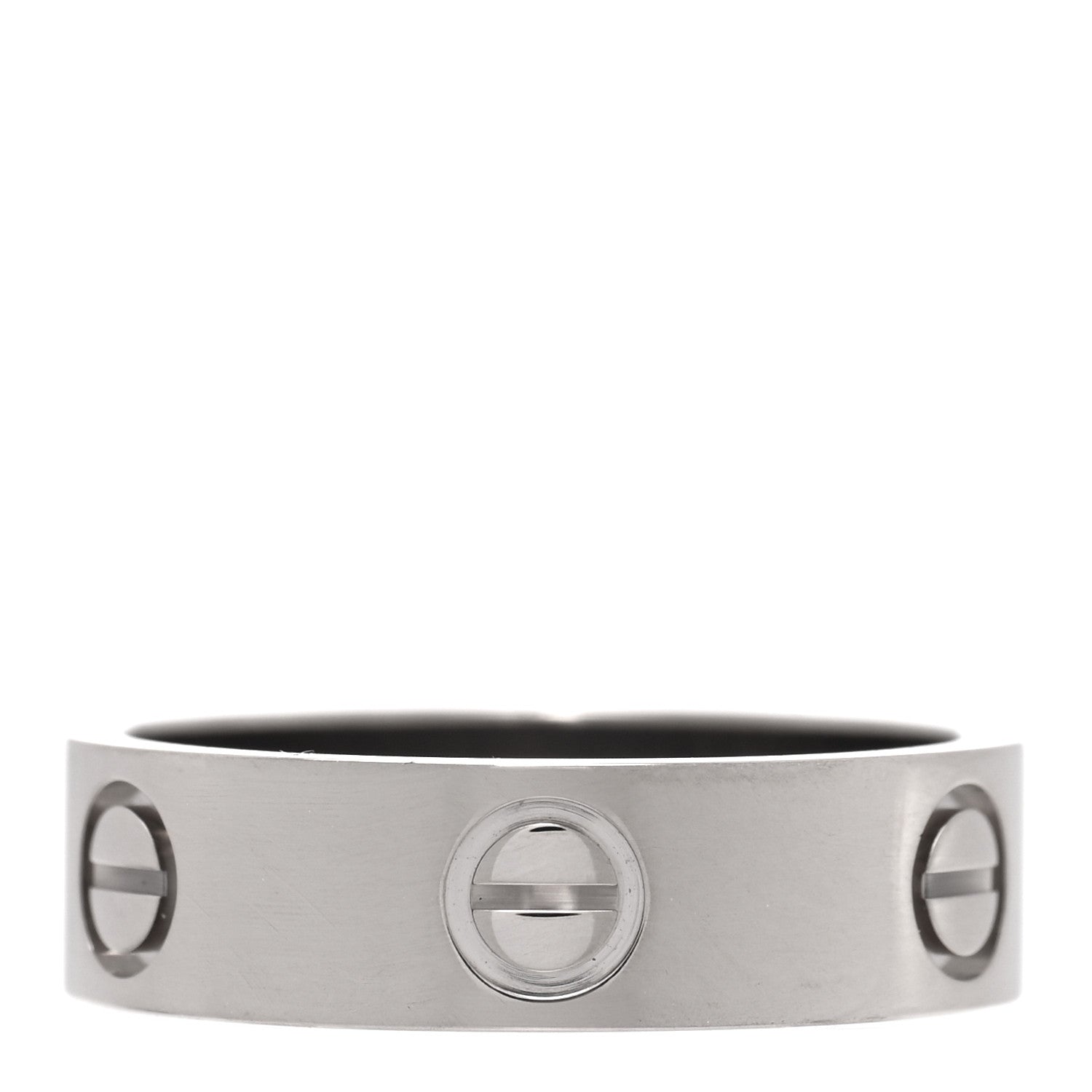 Cartier 18K White Gold 5.5mm LOVE Ring 54 7 3 of 4