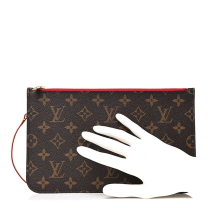 Louis Vuitton Monogram Neverfull MM GM Pochette Cherry 2 of 10