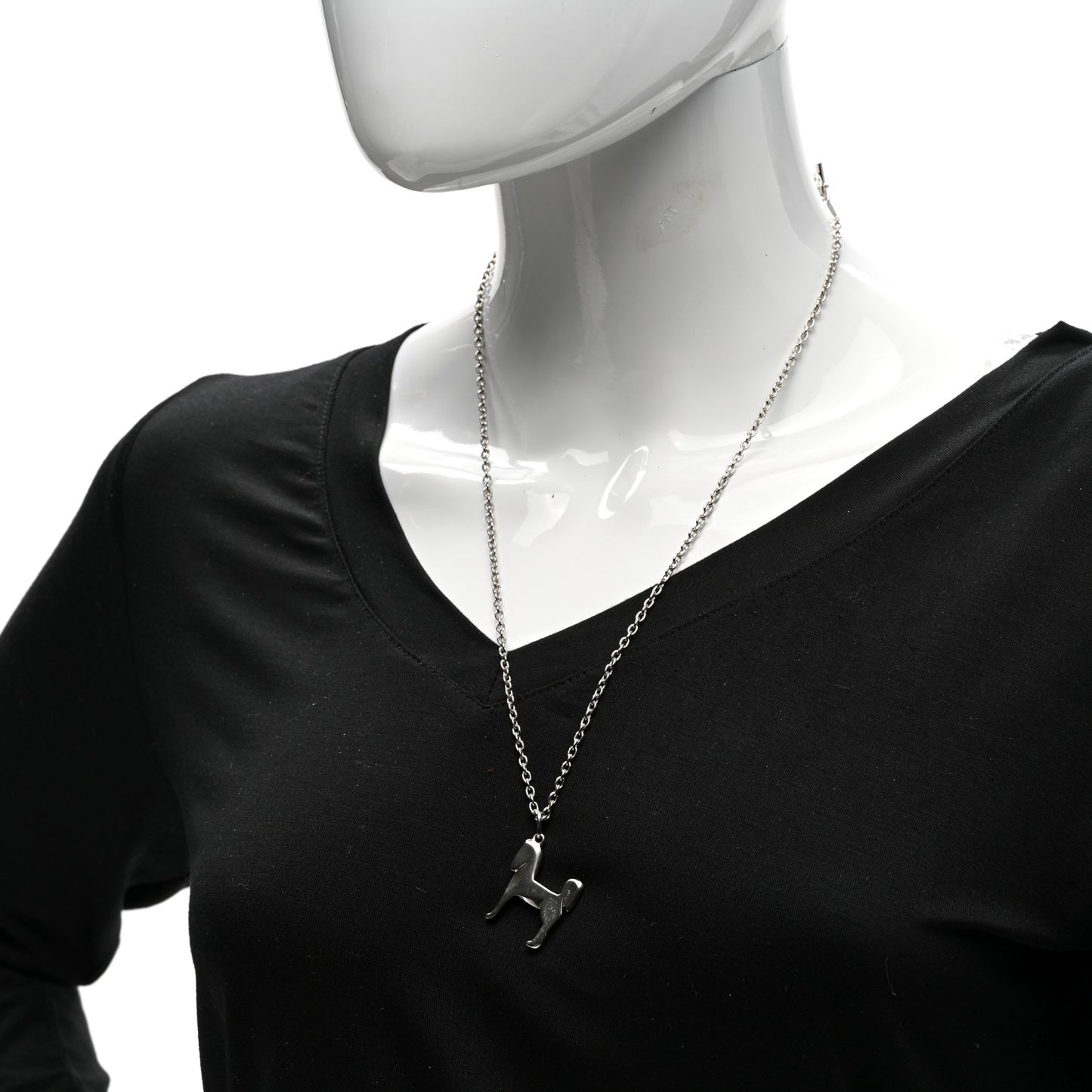 Palladium Panache Pendant Necklace