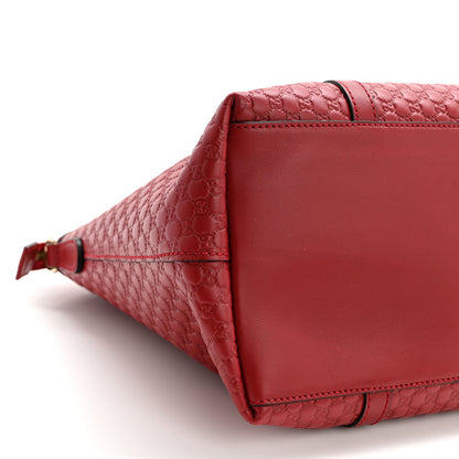 Gucci Soft Microguccissima Dome Satchel Red 9 of 13
