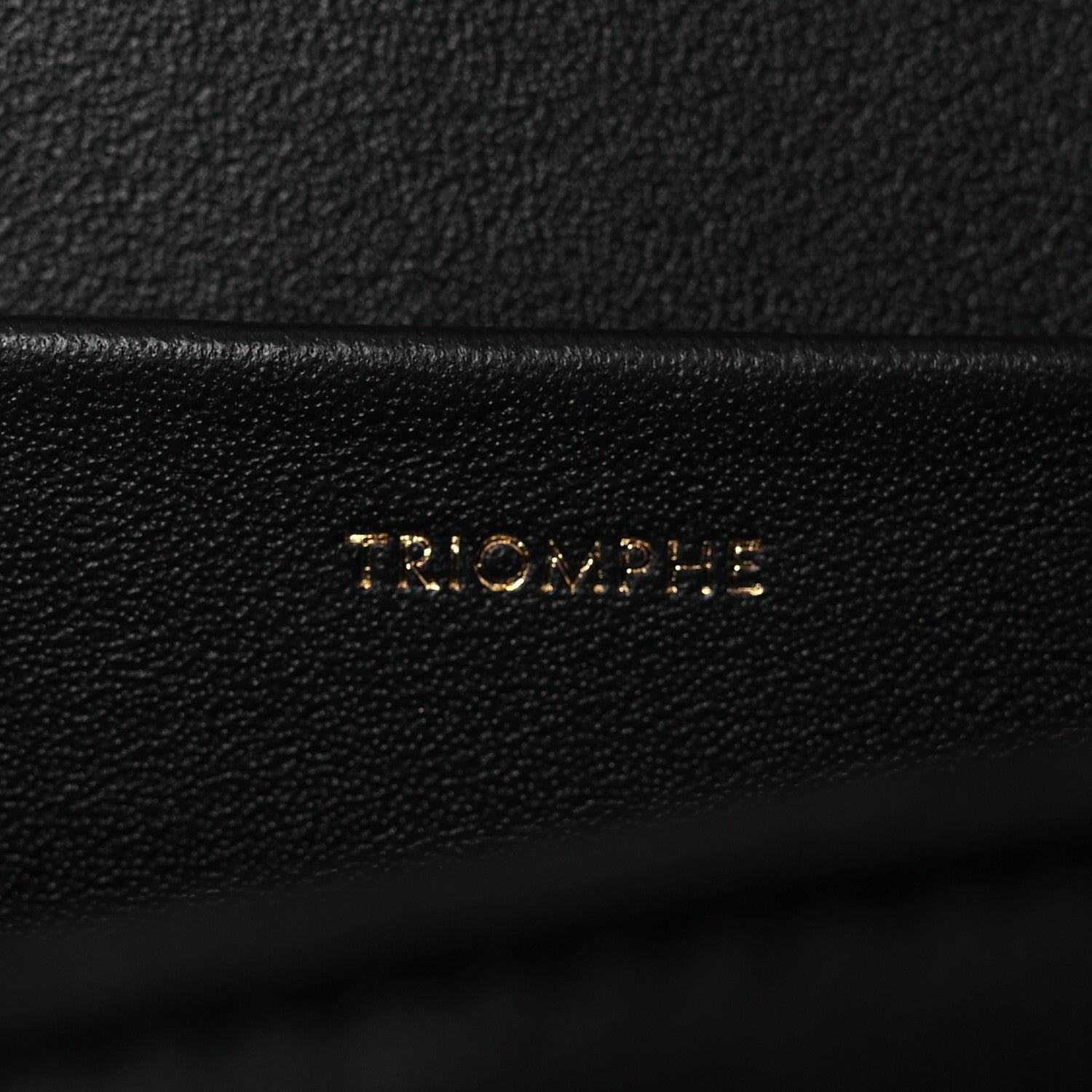 Celine Shiny Calfskin Medium Triomphe Black 8 of 13