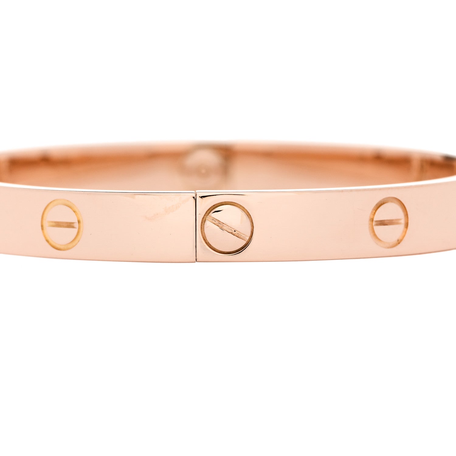 Cartier 18K Pink Gold LOVE Bracelet 17 4 of 8