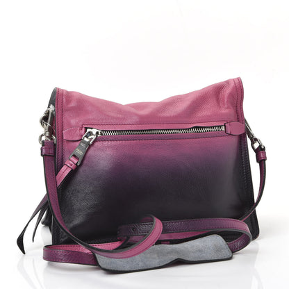 Prada Glace Calf Ombre Etiquette Flap Fuxia Astrale 2 of 10