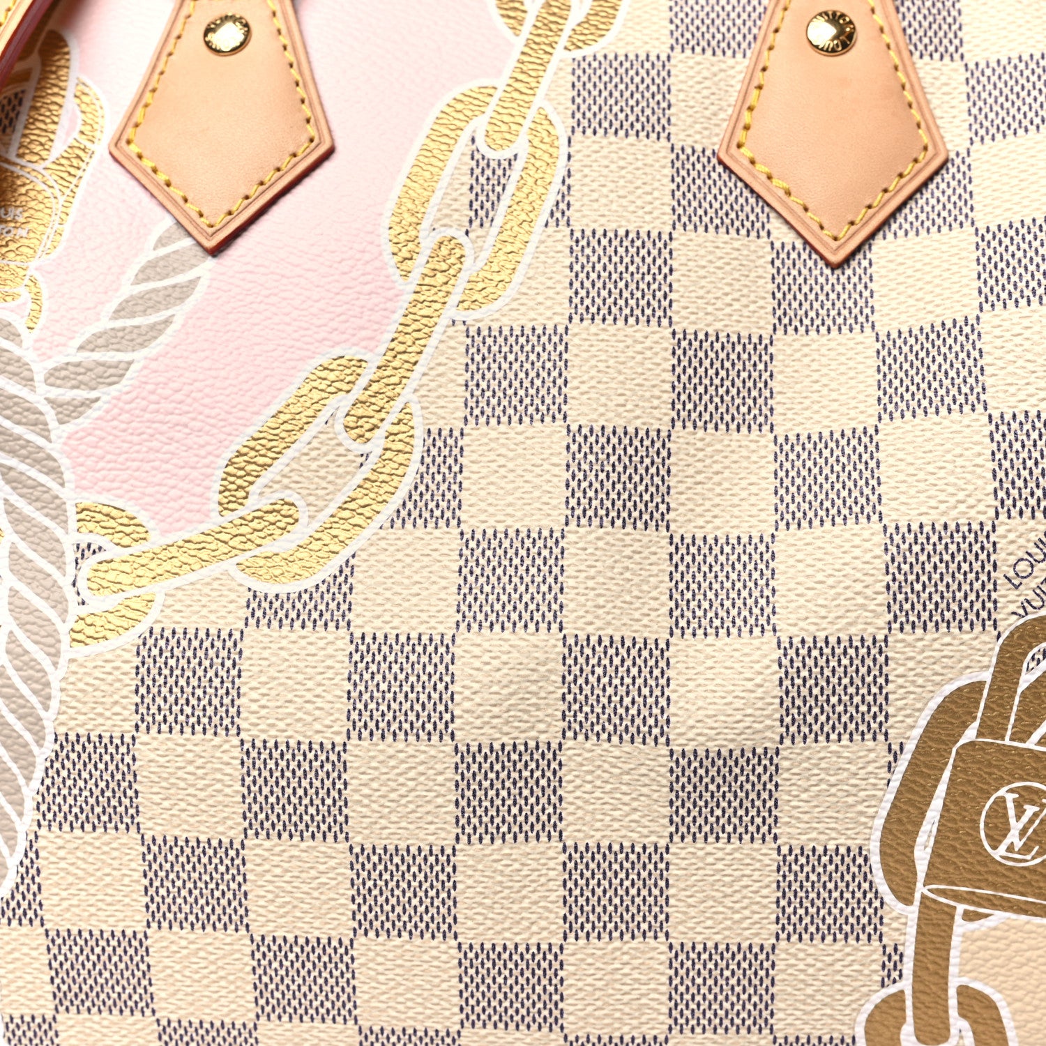 Louis Vuitton Damier Azur Nautical Speedy Bandouliere 25 7 of 10