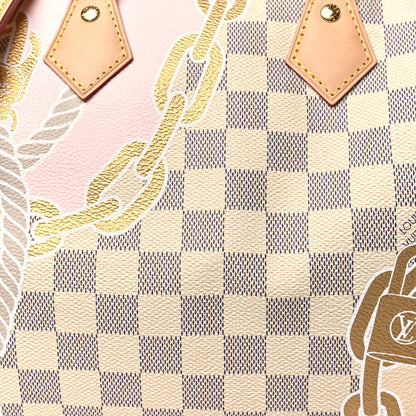 Louis Vuitton Damier Azur Nautical Speedy Bandouliere 25 7 of 10