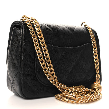 Chanel Caviar Quilted Mini Sweetheart Flap Black 3 of 11
