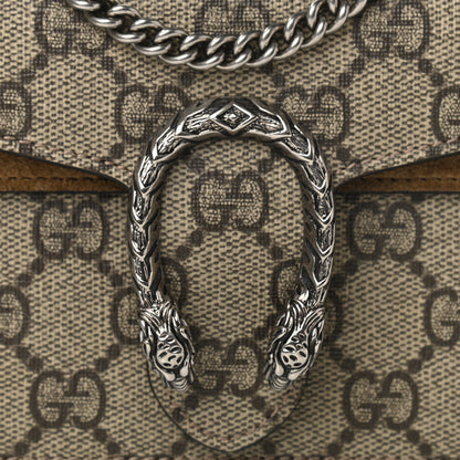 Gucci GG Supreme Monogram Super Mini Dionysus Shoulder Bag Taupe 7 of 9