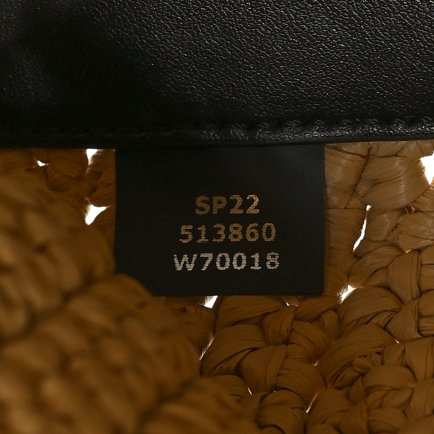 Stella McCartney Braided Raffia Eco Alter Napa Perforated Logo Crossbody Bag Natural 6 of 8