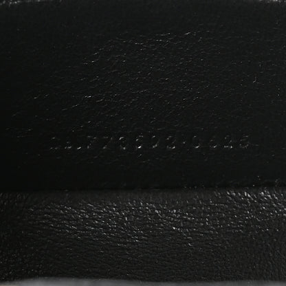 Saint Laurent Lambskin Cassandre Matelasse Carre Mini Cube On Chain Black 7 of 7