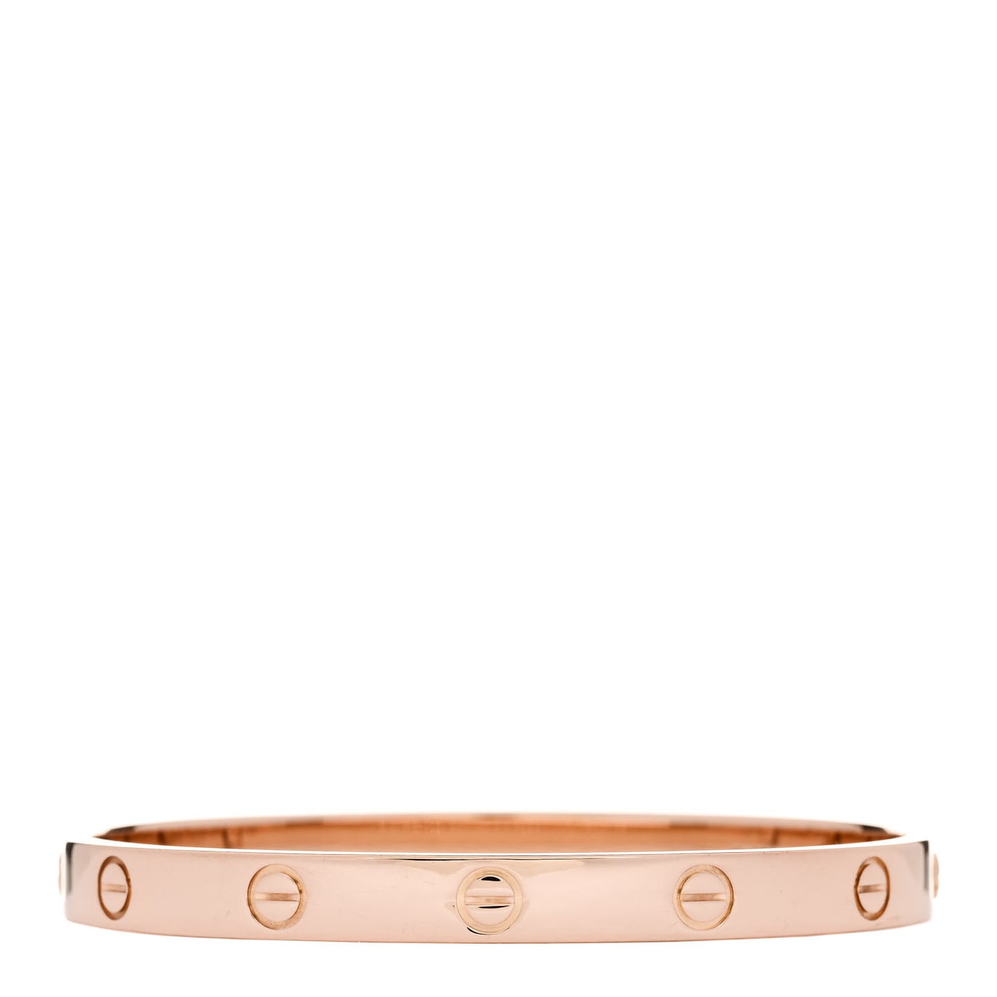 18K Pink Gold LOVE Bracelet 17