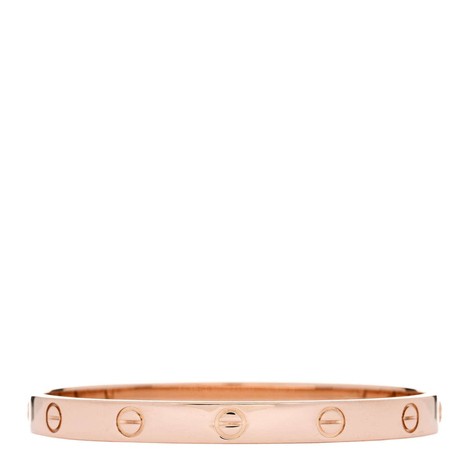 Cartier 18K Pink Gold LOVE Bracelet 17 2 of 9