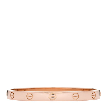 Cartier 18K Pink Gold LOVE Bracelet 17 2 of 9