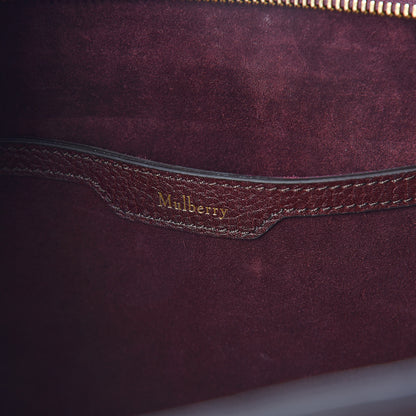 Mulberry Grain Vegetable Tanned Calfskin Zipped Bayswater Oxblood 6 of 12