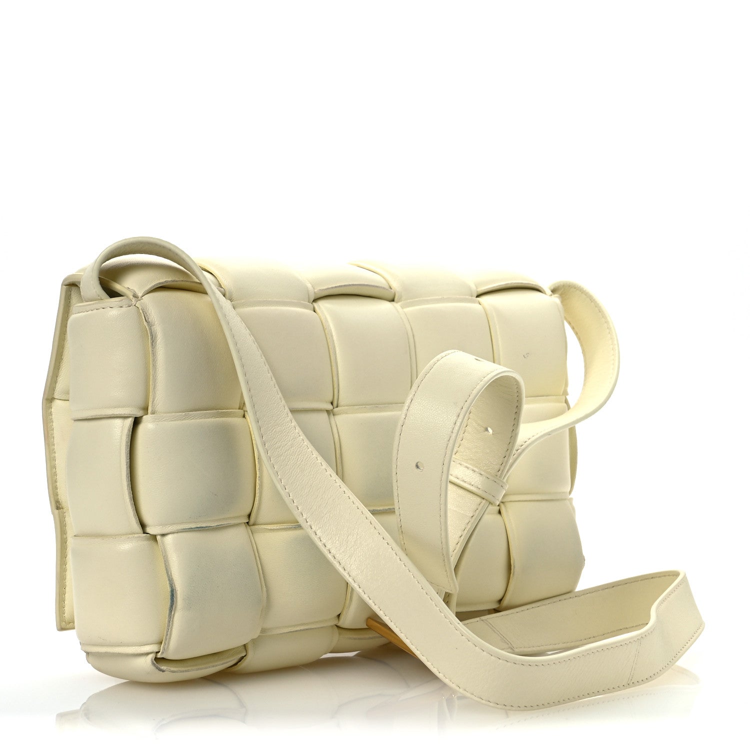 Bottega Veneta Nappa Maxi Intreccio Padded Cassette Crossbody Bag Zest 3 of 15