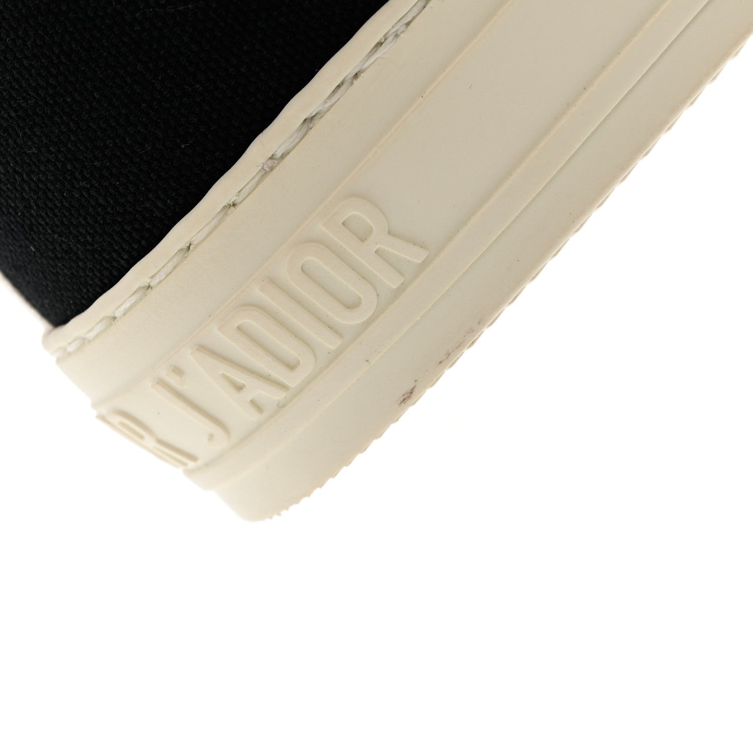Christian Dior Canvas Walk'N'Dior Low Top Sneakers 37.5 Black 12 of 13