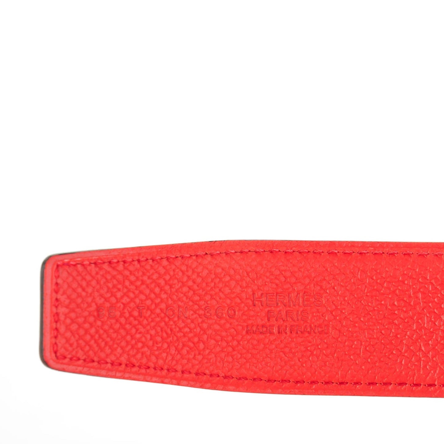 Swift Epsom 32mm H Belt 95 Vermillion Rose Jaipur