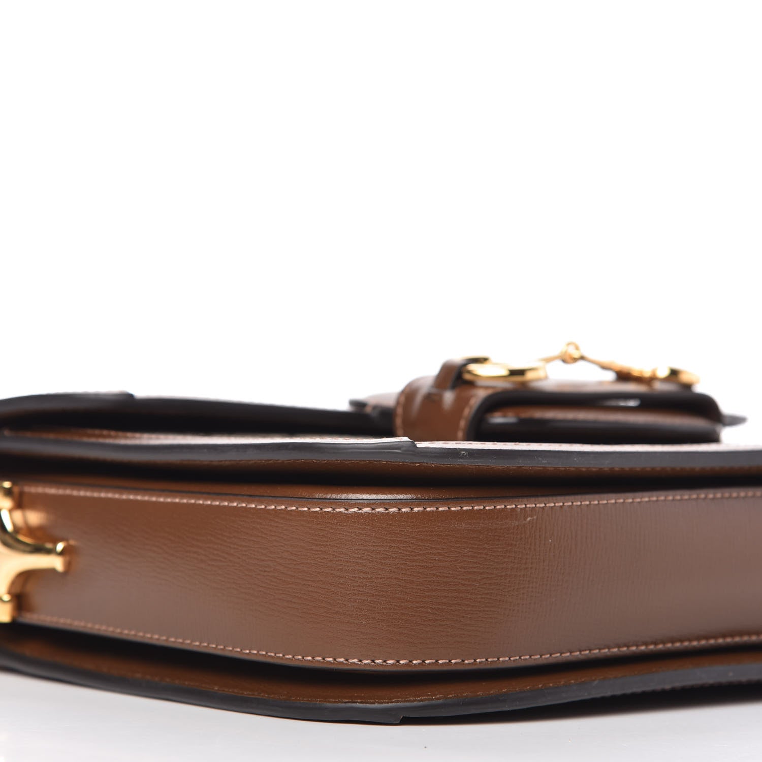 Gucci GG Supreme Monogram Horsebit 1955 Shoulder Bag Beige Brown Sugar 6 of 10
