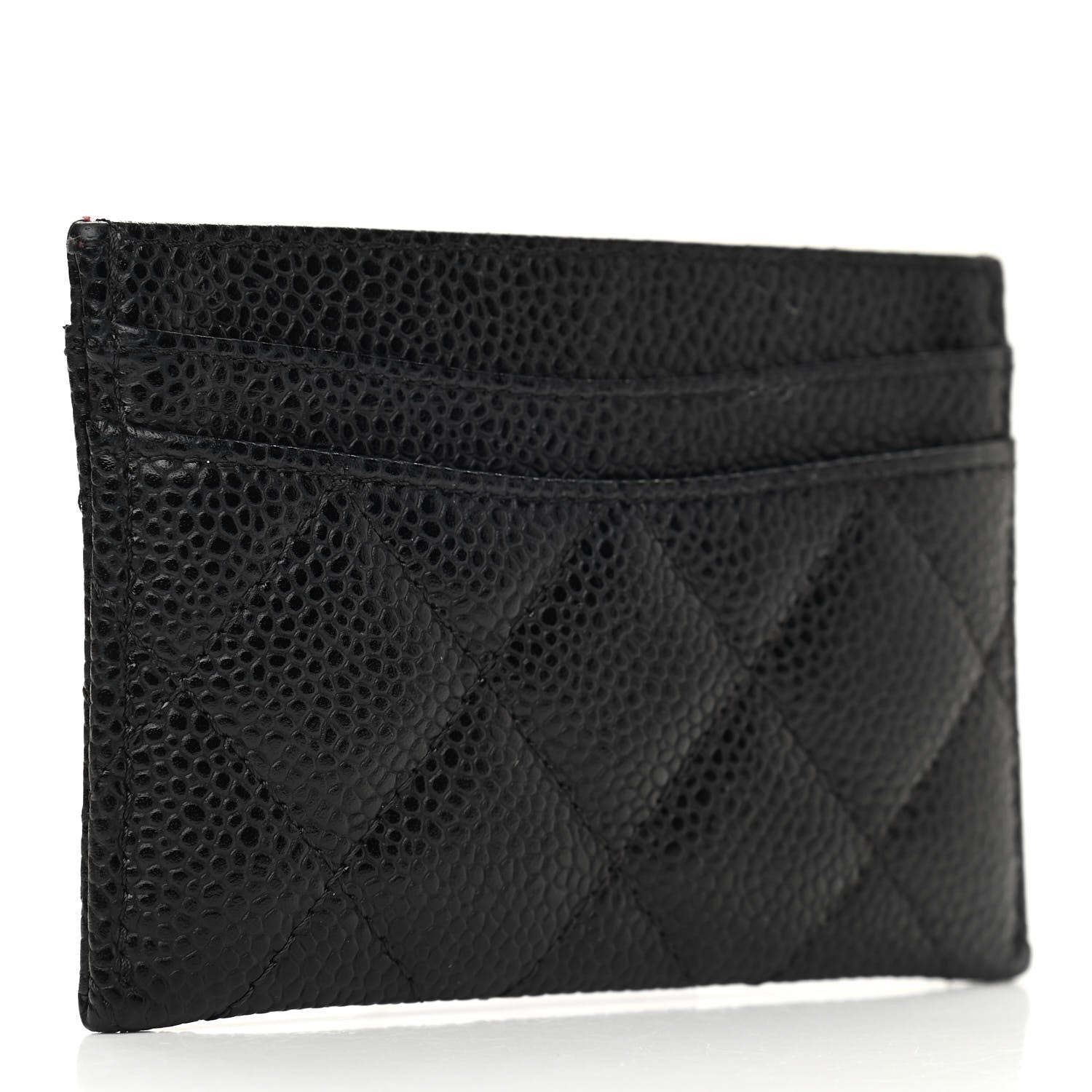 Chanel Caviar Quilted Card Holder Black 6 of 19