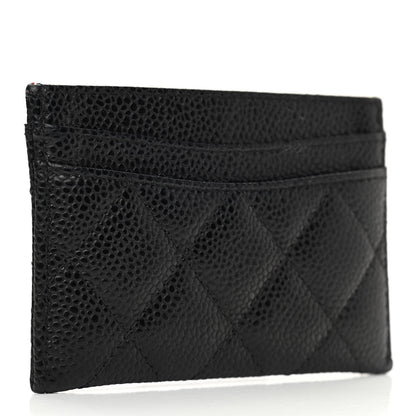 Chanel Caviar Quilted Card Holder Black 6 of 19