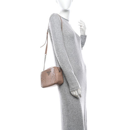 Prada Soft Calfskin Diagramme Camera Bag Cipria 1 of 9