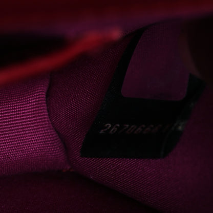 Bulgari Calfskin Serpenti Forever Top Handle Red 8 of 12