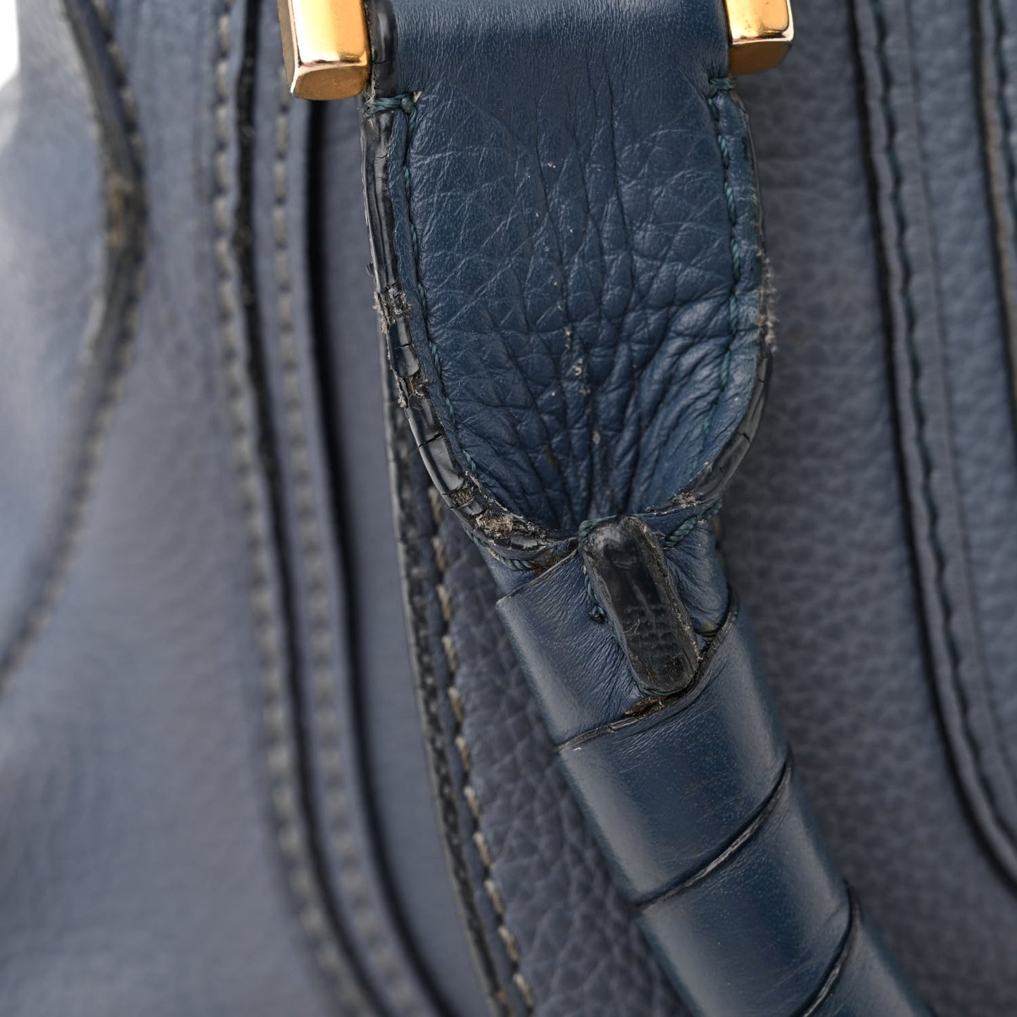 Calfskin Medium Marcie Satchel Cloudy Blue