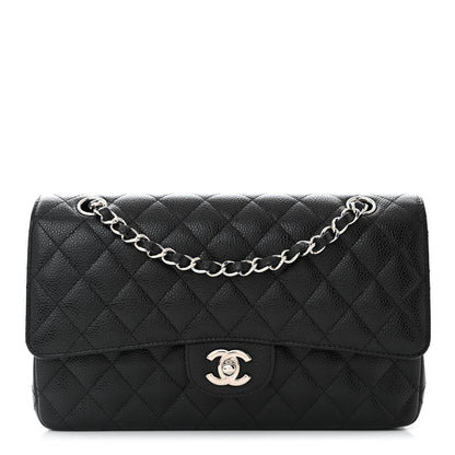 Chanel Caviar Quilted Medium Double Flap Black 1 of 12