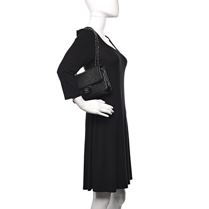 Chanel Vinyl Lambskin Quilted Shoulder Flap Black 2 of 10