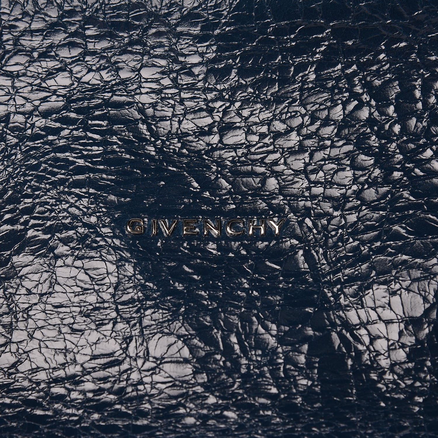 Givenchy Patent Lambskin 4G Small Pandora Blue 6 of 11