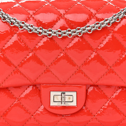 Chanel Distressed Patent Quilted 2.55 Reissue 226 Flap Red 7 of 15