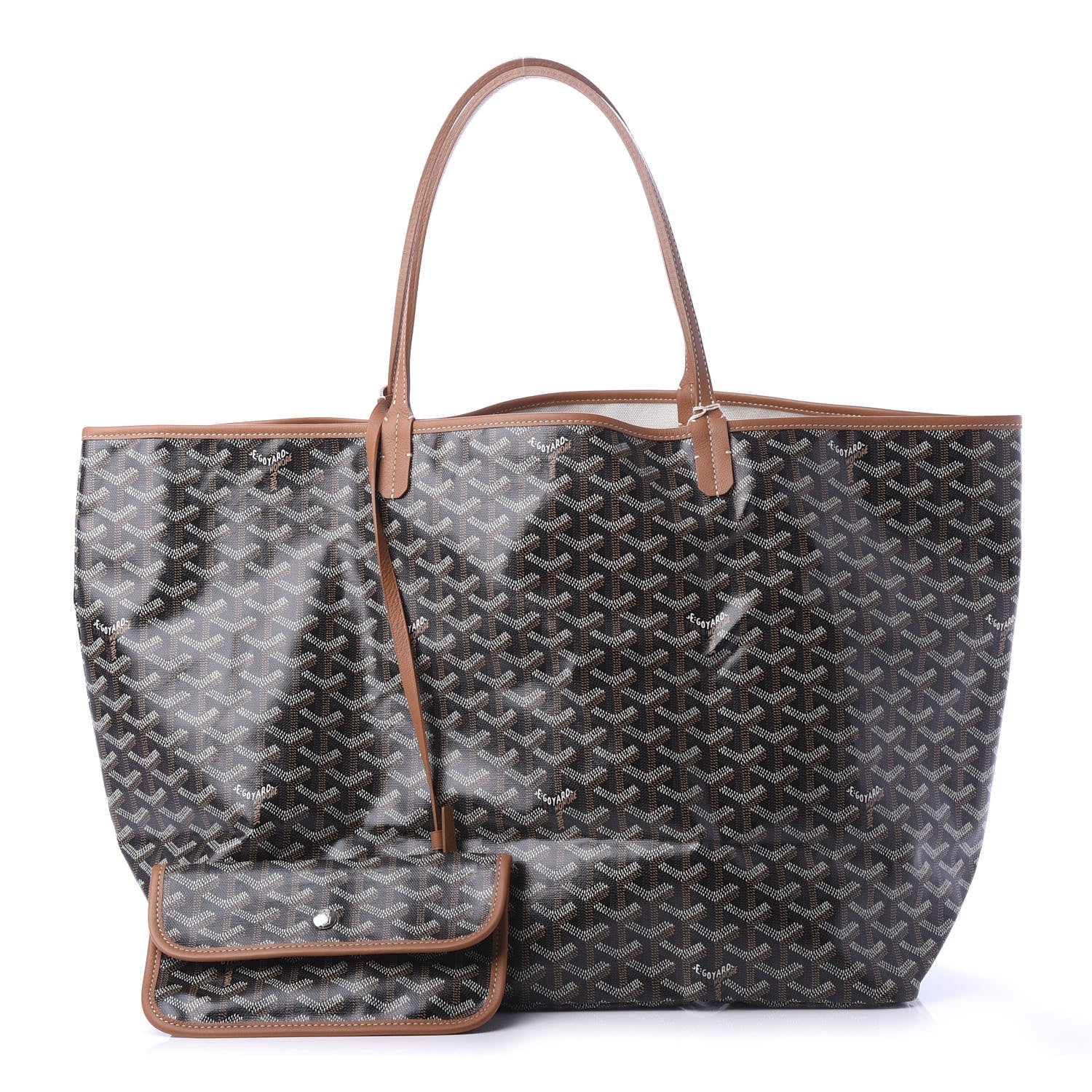 Goyard Goyardine Saint Louis GM Black Gold 1 of 8
